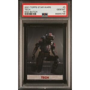 2021 Star Wars Tech Bad Batch #5 PSA 10 CERT#96855795